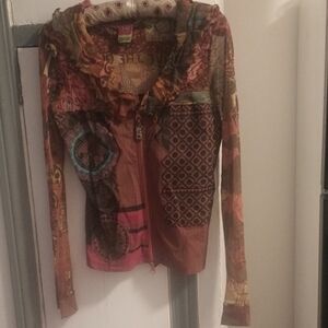 Save The Queen Desigual Multicolor Patterned Jacket